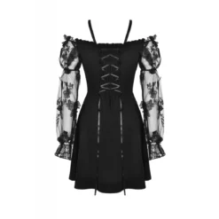 Dark In Love Off Shoulder Lace Sleeves - Mekko