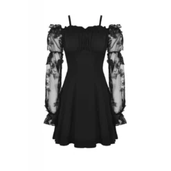 Dark In Love Off Shoulder Lace Sleeves - Mekko