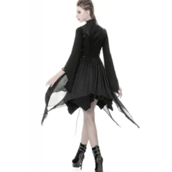 Dark In Love Punk Asymmetric Chiffon – Liivi