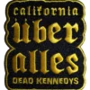 Dead Kennedys California Uber Alles Yellow -Kangasmerkki