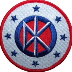 Dead Kennedys Logo & Stars -Kangasmerkki