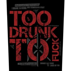 Dead Kennedys Too Drunk To Fuck - Selkämerkki