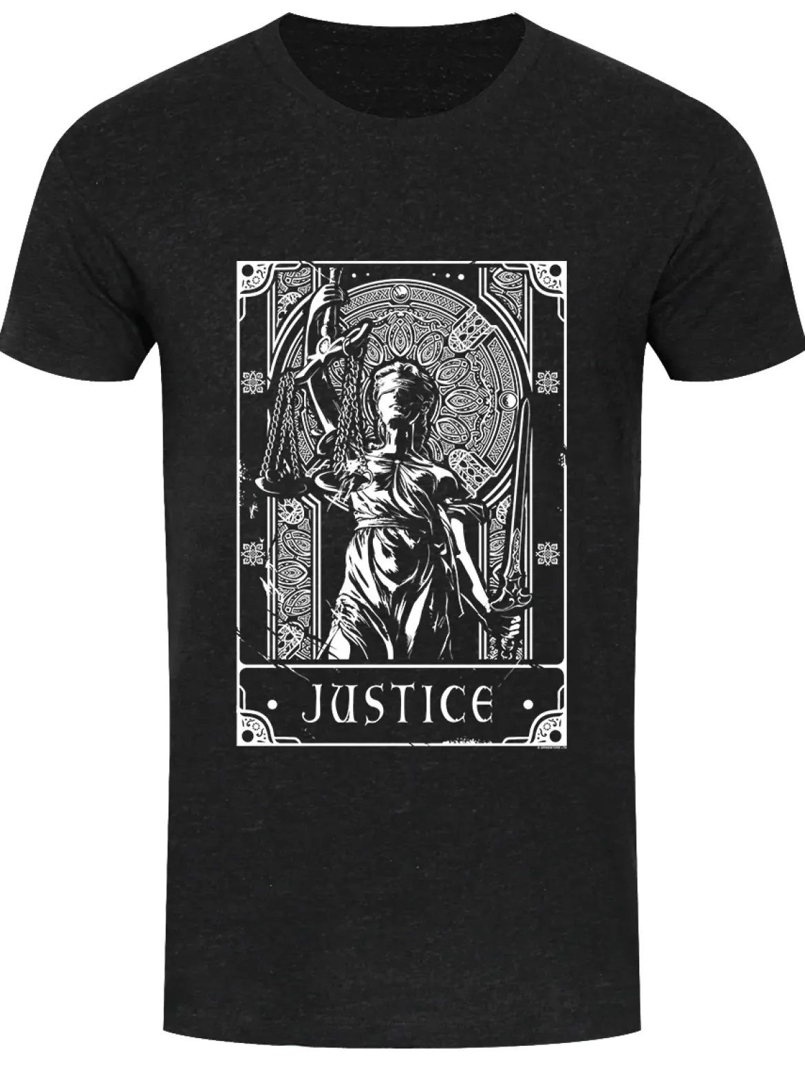 Deadly Tarot: Justice - t-paita
