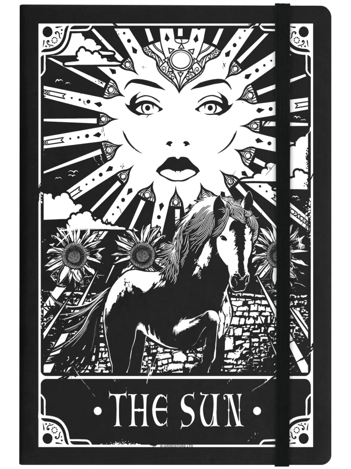 Deadly Tarot: The Sun - A5 muistikirja