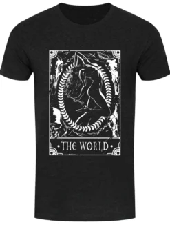 Deadly Tarot: The World - miesten t-paita