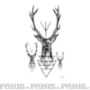 Deer - siirtotatuointi