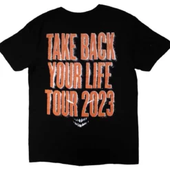 Disturbed: European Tour '23 Take Back -T-paita
