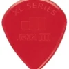 Dunlop Jazz III XL -plektrat, 6kpl Punainen