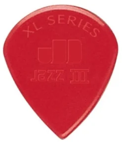 Dunlop Jazz III XL -plektrat, 6kpl Punainen