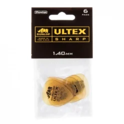 Dunlop Ultex Sharp Plektra 1,40mm, 6kpl