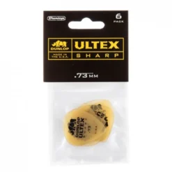 Dunlop Ultex Sharp Plektra 0,73mm, 6kpl