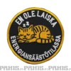Energiansäästötila - kangasmerkki