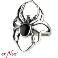 etNox Black Spider - Sormus, onyksi