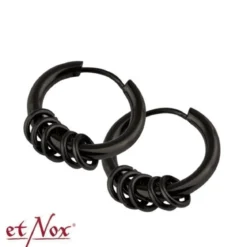 etNox Hoop with rings - Korvakorut