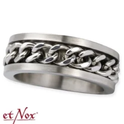 etNox Mesh Steel Ring - Sormus