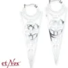 etNox Pentagram Ornaments - Korvakorut, silver
