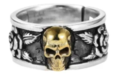etNox Skull an´ Roses - Sormus
