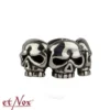 etNox Skulls - Parta- ja hiuskoru, 925 hopeaa