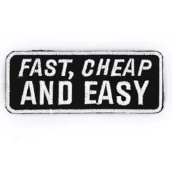 Fast, cheap and easy - Kangasmerkki