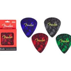 Fender: Colours - Lasinaluset 4 kpl, nahkaa