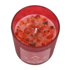 Fire Element Juniper Berry Crystal Chip - Kynttilä