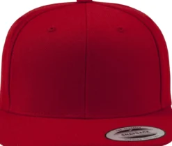 Flexfit Classic snapback - Lippis, red/red