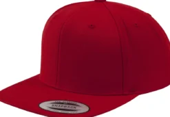 Flexfit Classic snapback - Lippis, red/red