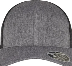 Flexfit 110 Mesh 2-tone - Lippis, melange charcoal/black