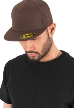 Flexfit Premium 210 Fitted - Lippis, ruskea