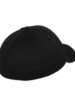 Flexfit Wooly Combed - Lippis, black/black