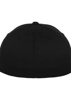 Flexfit Wooly Combed - Lippis, musta