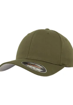 Flexfit Wooly Combed - Lippis, olive
