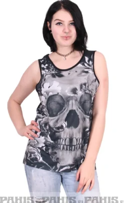 Floral Skull - Hihaton paita