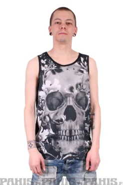 Floral Skull - Hihaton paita