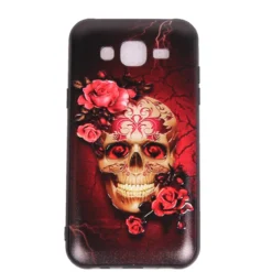 Flower Skull II - Suojakuori, Samsung Galaxy J3 (2016)
