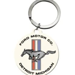 Ford Mustang Horse & Stripes Logo - Avaimenperä