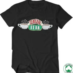 Friends: Central Perk Organic - T-paita, musta