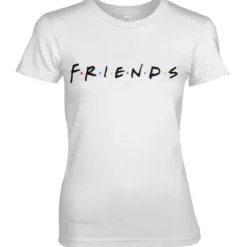 Friends Logo - Naisten T-paita, valkoinen