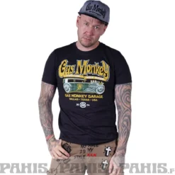 Gas Monkey Garage Green hot rod - T-paita