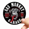 Gas Monkey Garage Round Seal - Tarra 9cm