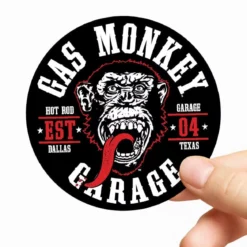 Gas Monkey Garage Round Seal - Tarra 9cm