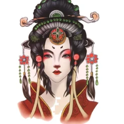 Geisha - siirtotatuointi