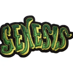 Genesis: Classic Logo Cut-Out Green - Kangasmerkki