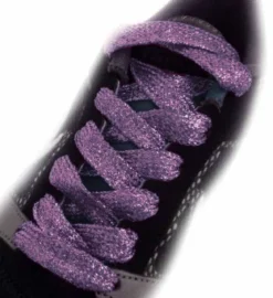Glitter Kengännauhat, purple