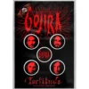 Gojira: Fortitude - Pinssi setti 5kpl