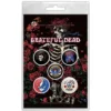 Grateful Dead Skeleton & Rose - Pinssisetti