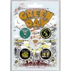 Green Day: Dookie - Pinssi setti 5kpl
