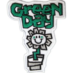 Green Day: Flower Pot - Kangasmerkki