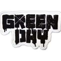 Green Day: 21st century breakdown b&w logo - Kangasmerkki