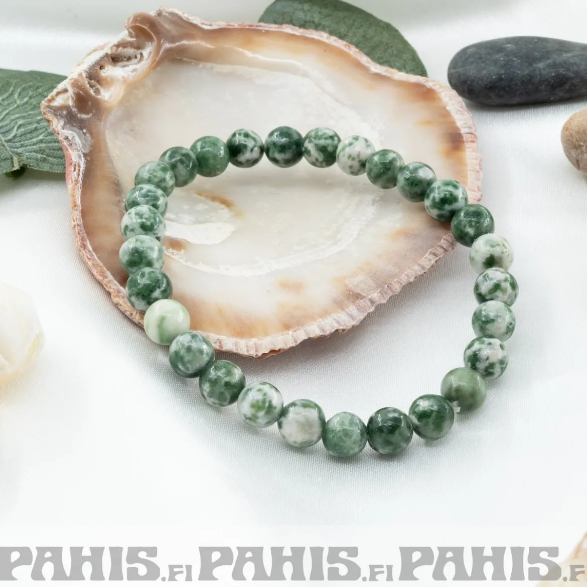 Green Spot-Jaspis - Helmirannekoru